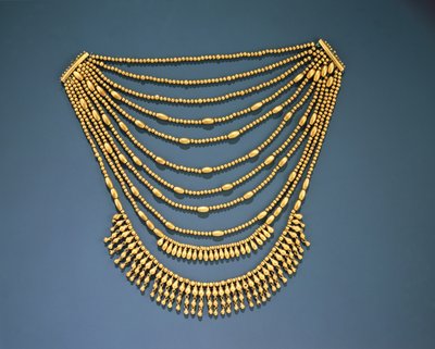 钟形项链（金色） 作者 Mixtec